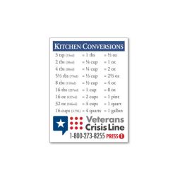 Kitchen Conversion Magnets - 3.5"x4"