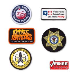 Custom Woven Patches - Up to 3" Size