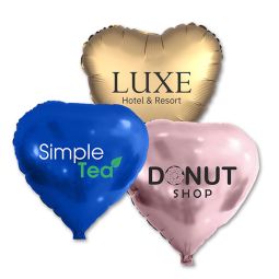 Microfoil Balloons - Heart Shape - 17" Size