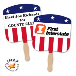 Hand Fans - Patriotic USA Flag Design