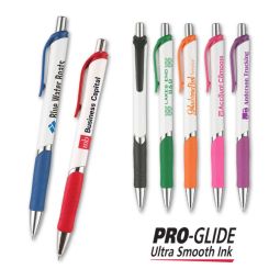 Pro-Glide Fargo Pens - White Barrels