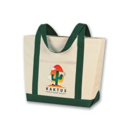 Deluxe Boater Totes - Tutone Colors