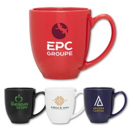 Coffee House Mugs - Solid Glossy Colors