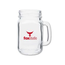 Glass Mason Jars - With Handles