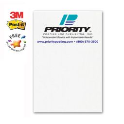4/C Post-it® Note Pads, 4"x6", 25 sheet