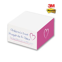 Post-it® Note Cubes - 3.375" Half Size Cube