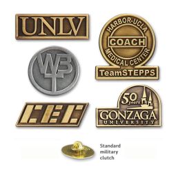 Custom Die Struck Antique Lapel Pins