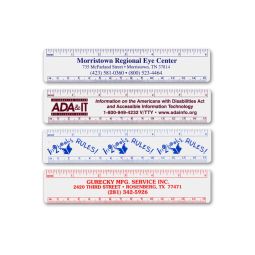 Plastic Rulers - Flexible 6" Size