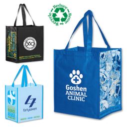Recycled Bottle Grocery Tote Bags