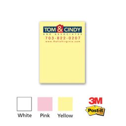 Classic Post-it® Notes, 2"x3", 50 sheet