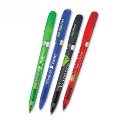 Pivo Twist Action Clear Gold/Chrome Pens