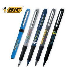 Bic Grip Roller Ball Pens - Chrome Clip