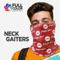 *Neck Gaiters/Buffs - Face Masks, Full Color Imprint
