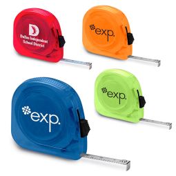 Best Value Metal Tape Measures, Colors - 10 Foot