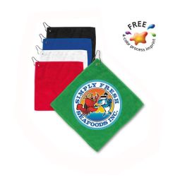  Microfiber Golf Towels, 12"x12" Full Color