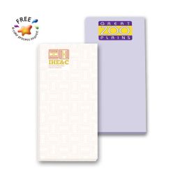 Deluxe Note Pads, 3"x6", 50 sheet