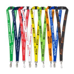 Polyester Lanyards, 1/C Imprint - 3/4" wide