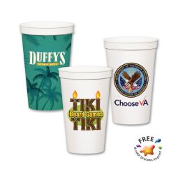 *Stadium Cups, Full Color - 22 ounce
