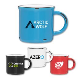 Distressed Campfire Mugs