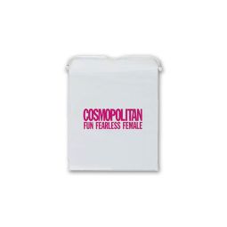 Cotton Cord Drawstring Plastic Bags - Small Size
