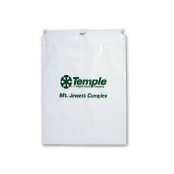 Cotton Cord Drawstring Plastic Bags,   Medium Size