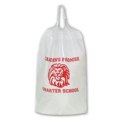 Cotton Cord Drawstring Plastic Bags,  Large Size