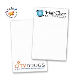 Deluxe Note Pads, 4"x6", 50 sheet