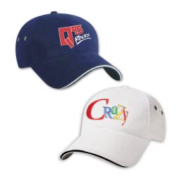 Polo Sandwich Bill Caps - Embroidered