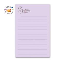Deluxe Note Pads, 6"x9", 50 sheet