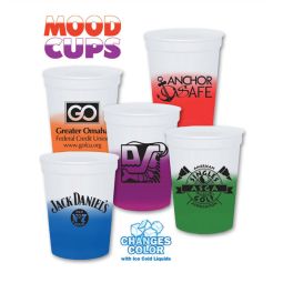 *Stadium Cups, Frosted Mood Style - 16 ounce
