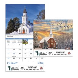Scenic Churches Wall Calendars