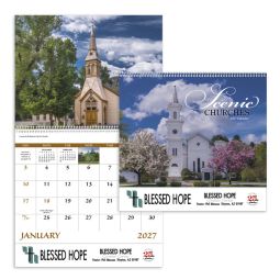 Scenic Churches Wall Calendars