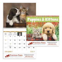 Puppies & Kittens Wall Calendars