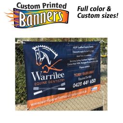 Custom Vinyl Banners - 21 to 25 sq. feet