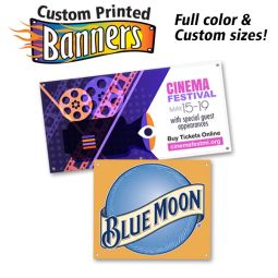 Custom Vinyl Banners - 1 to 15 sq. feet