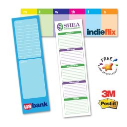 Organizer Post-it® Notes, 3"x10", 25 sheets