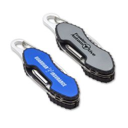 Carabiner Multi-Tool & Pocket Knife