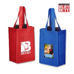 Wine Bottle Poly-Air Tote Bag - 2 Bottle