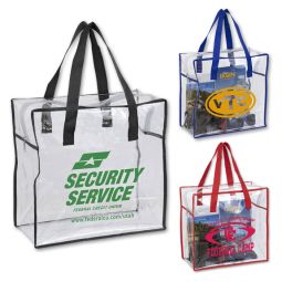Clear-Vu Zippered Stadium Totes