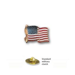 Stock USA Flag Lapel Pins