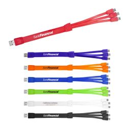 Squid 3-in-1 Charging Noodle/Cables