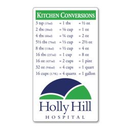Kitchen Conversion Magnets, 4"x7"