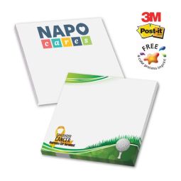 4/C Post-it® Note Pads, 3"x3", 25 sheet