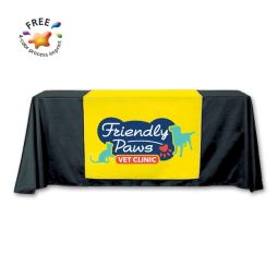 3 Sided Dye-Sub Table Runners - 48" Wide