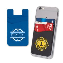 Phone Wallets - Silicone with 2 Pockets