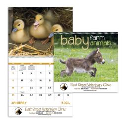 Baby Farm Animals Wall Calendars