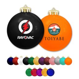 Holiday Ornaments - Globe Style, Bright Finish