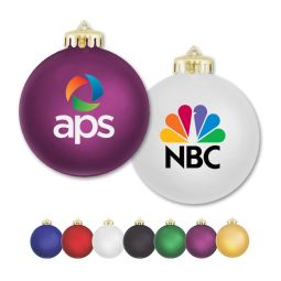 Holiday Ornaments - Globe Style, Satin Finish