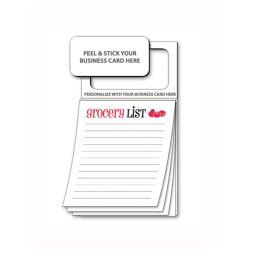 Peel-N-Stick Magnetic Note Pads - Grocery List