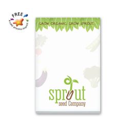 Deluxe Note Pads, 5"x7", 25 sheet